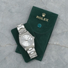 Rolex Date 34 Argento Oyster 15200 Silver Lining